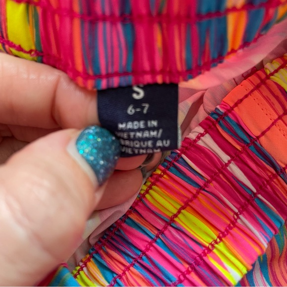 Lands’ End Athletic Shorts Multicolor Girls Size Small - Picture 8 of 9